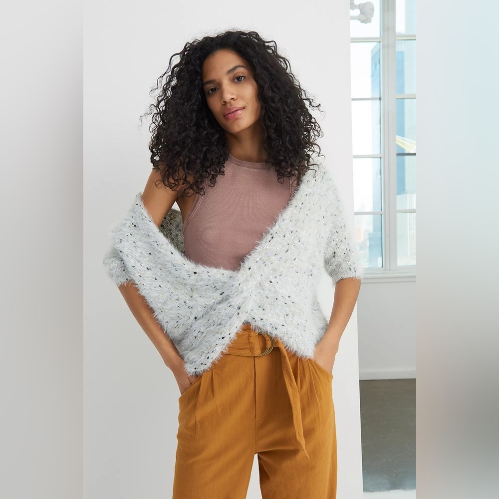 Anthropologie Sweater Women's One Size Sasha Twist Wrap